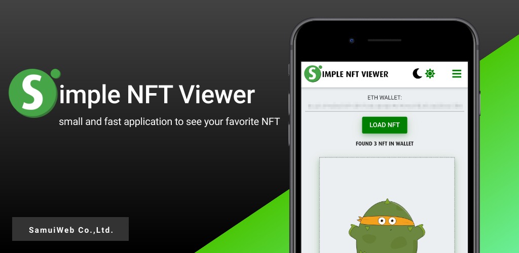 Simple NFT Viewer App | SamuiWeb